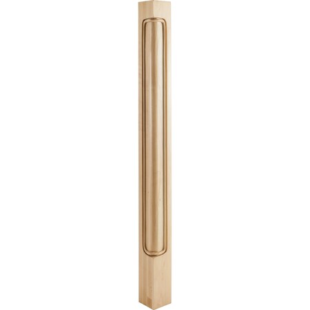 Hardware Resources 2-3/4" Wx2-3/4"Dx35-1/2"H Rubberwood Beaded Corner Post CP-3RW